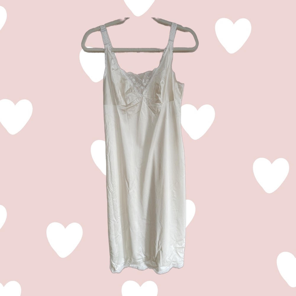 Vintage baby lace slip